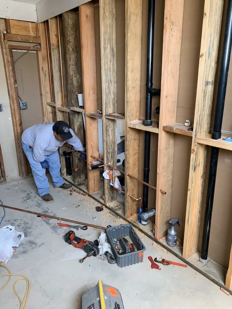 Commercial rough-in plumbing for Water Heater Replacement in Kirkersville